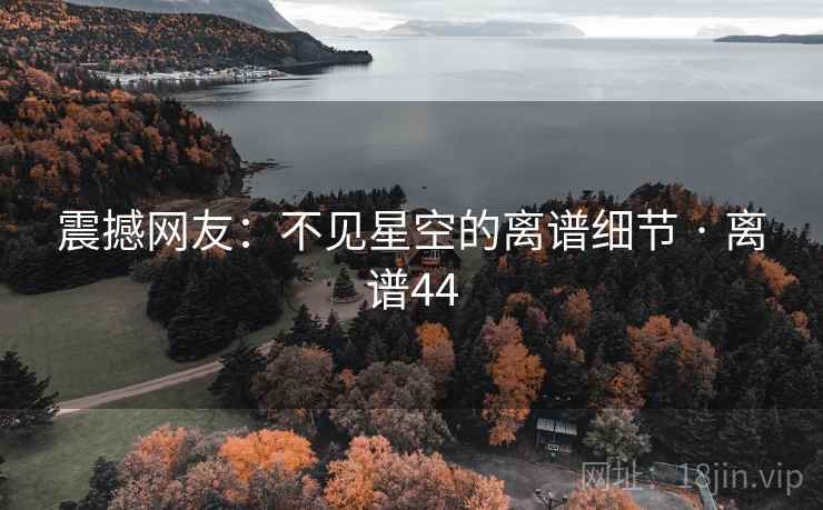 震撼网友：不见星空的离谱细节 · 离谱44