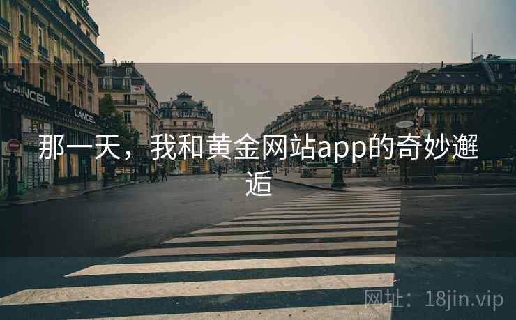 那一天,我和黄金网站app的奇妙邂逅 那一天,我和黄金网站app的奇妙邂逅