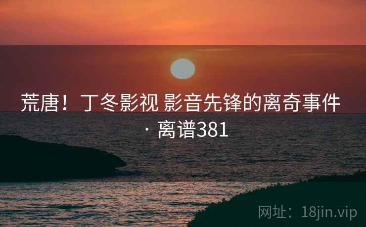 荒唐！丁冬影视 影音先锋的离奇事件 · 离谱381