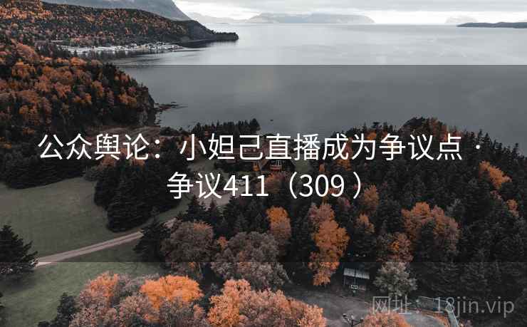 公众舆论:小妲己直播成为争议点 · 争议411(309 ) 公众舆论:小妲己直播成为争议点 · 争议411(309 )